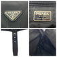 PRADA Shoulder Bag Nylon black Test Triangle With logo