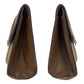 GUCCI Clutch bag 38 GG Supreme Canvas Beige Brown Gold Metal Sherry line