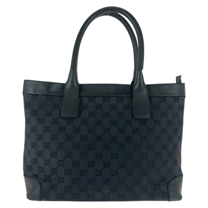 GUCCI Tote Bag 002 1119 GG canvas Black black