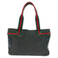 GUCCI Tote Bag 73983 canvas Black SilverMetal Sherry line