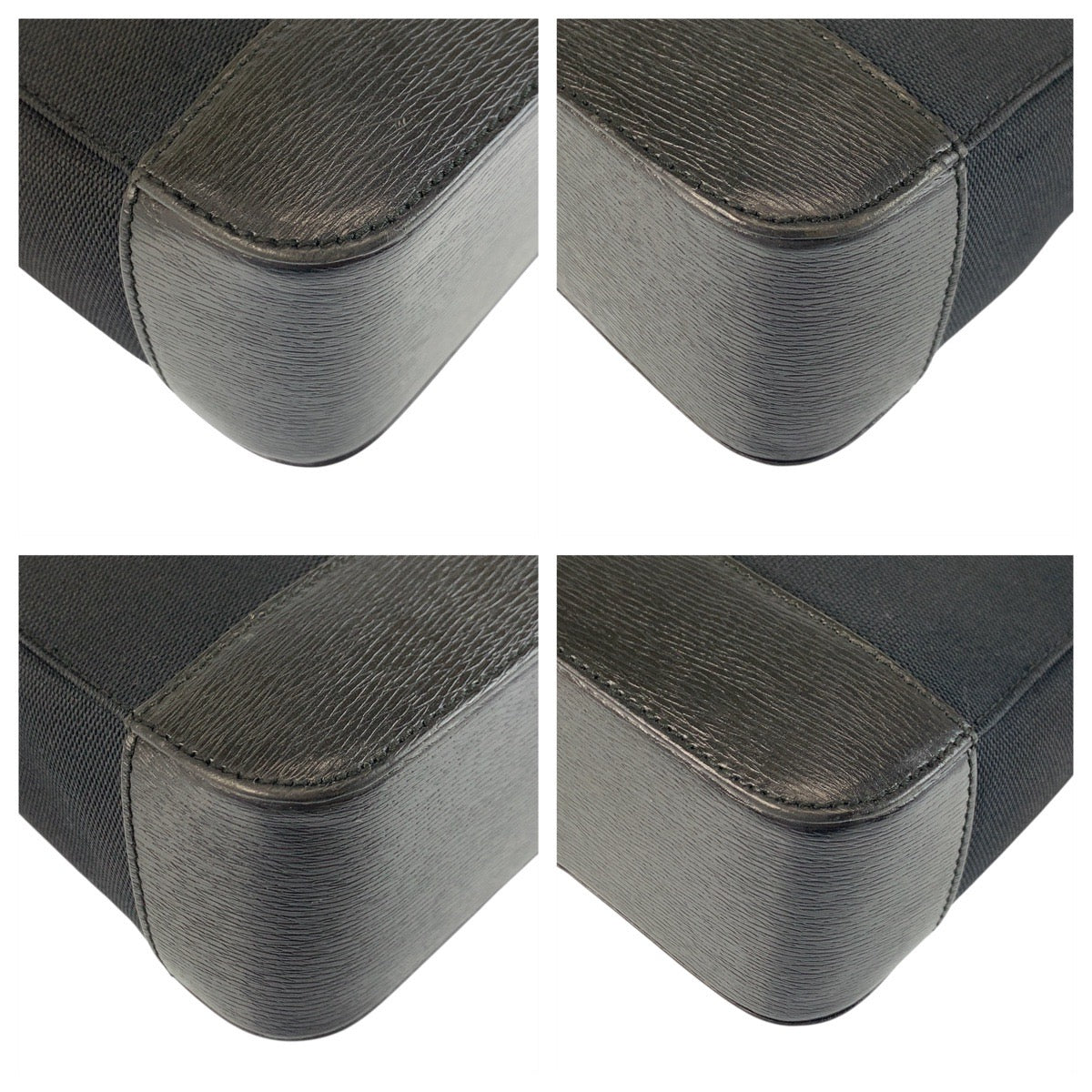 GUCCI Tote Bag 002 1109 canvas Black GoldMetal G logo