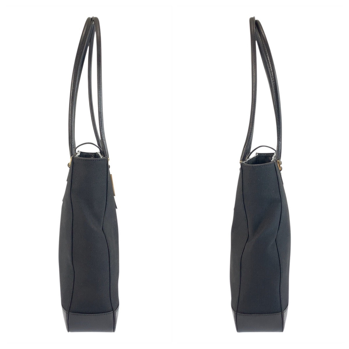 GUCCI Tote Bag 002 1109 canvas Black GoldMetal G logo