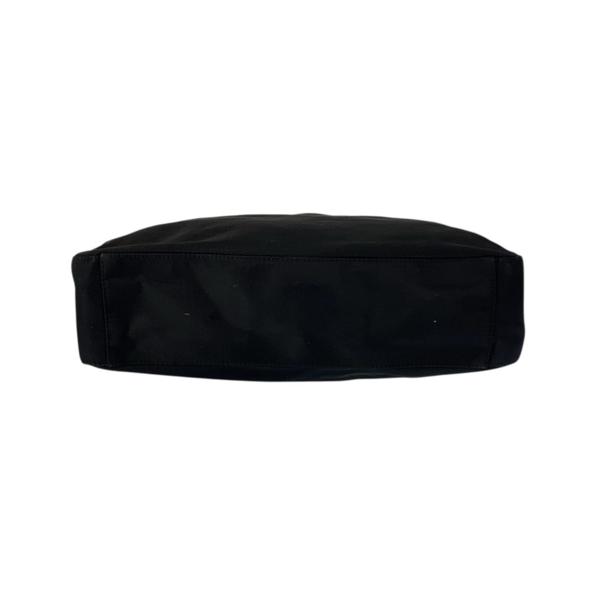 PRADA Shoulder Bag Nylon Black SilverMetal Test Triangle With logo