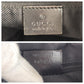 GUCCI Shoulder Bag 001 3346 GG canvas Black SilverMetal Jackie