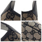GUCCI Shoulder Bag 001 3306 GG canvas black Jackie