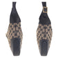 GUCCI Shoulder Bag 001 3306 GG canvas black Jackie
