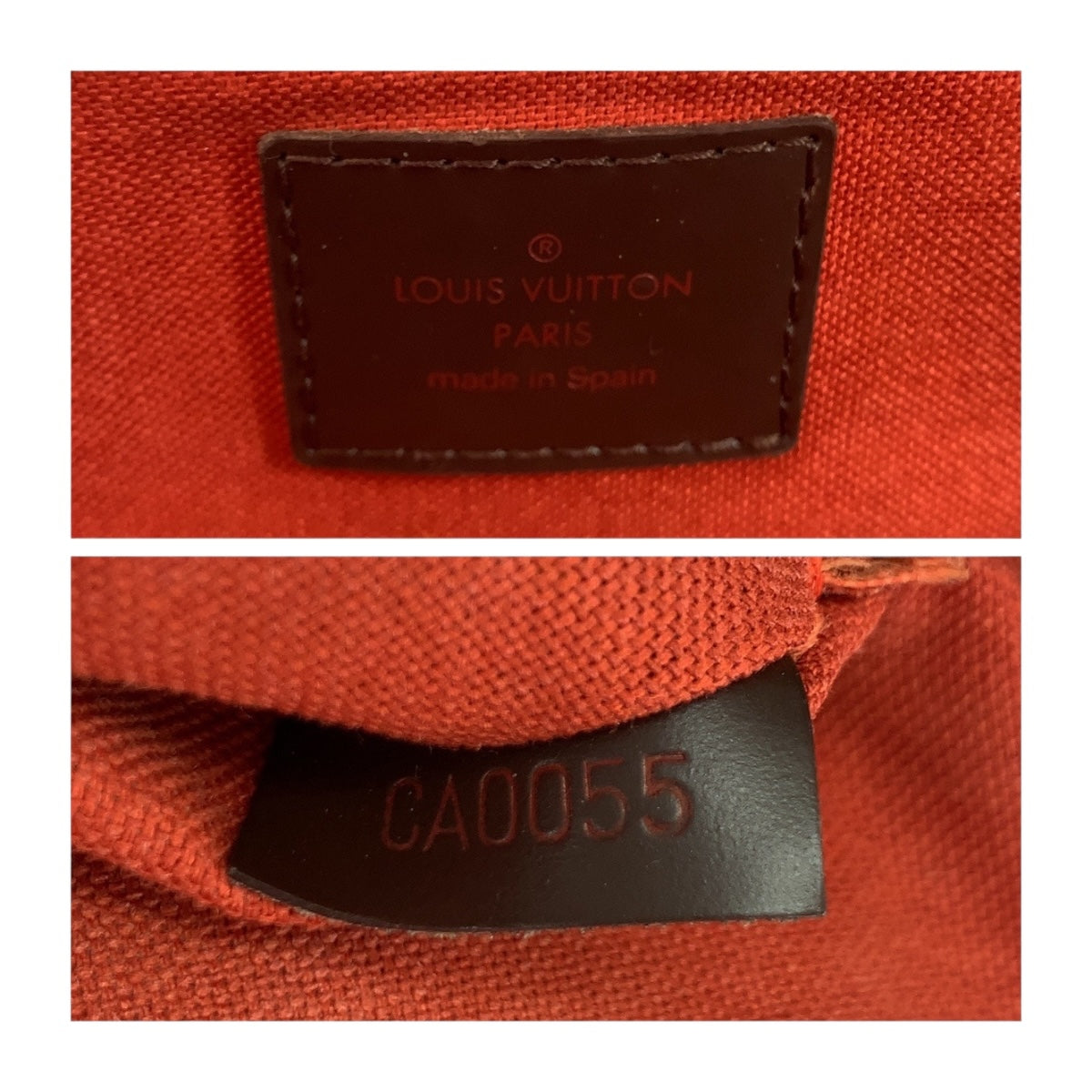 LOUIS VUITTON Handbag N41434 PVC Brown Damier Rivera MM