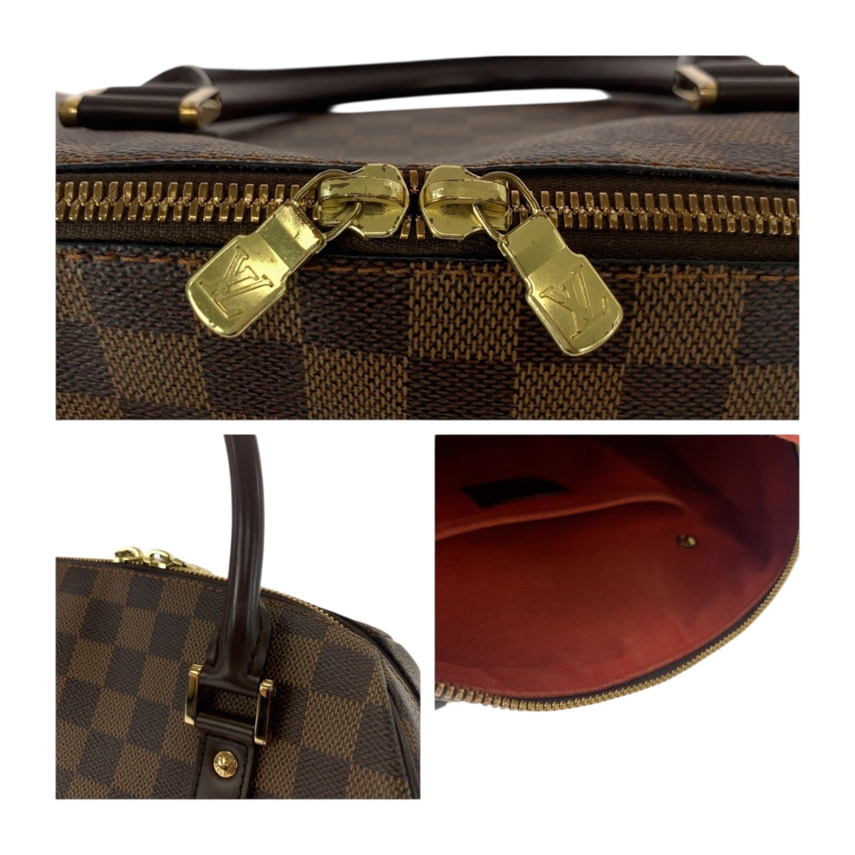 LOUIS VUITTON Handbag N41434 PVC Brown Damier Rivera MM