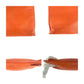 LOEWE Clutch bag 101 88 K05 leather Orange GoldMetal anagram