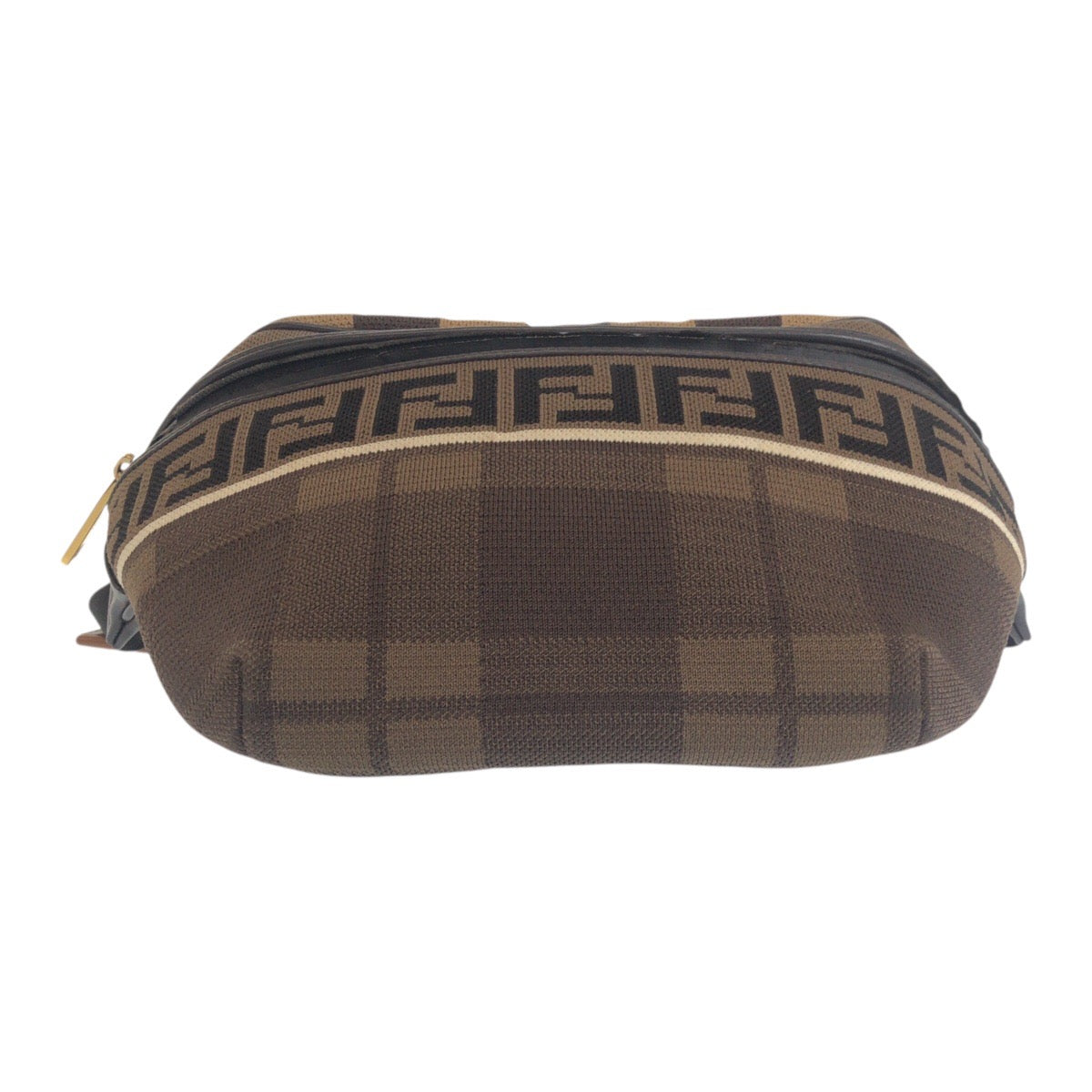 FENDI Sling bag 7VA434 A4BI 189 8465 canvas Brown Gold Metal Zucca Pattern