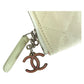 CHANEL Clutch bag canvas White Multicolor SilverMetal Coco Cuba COCO Mark