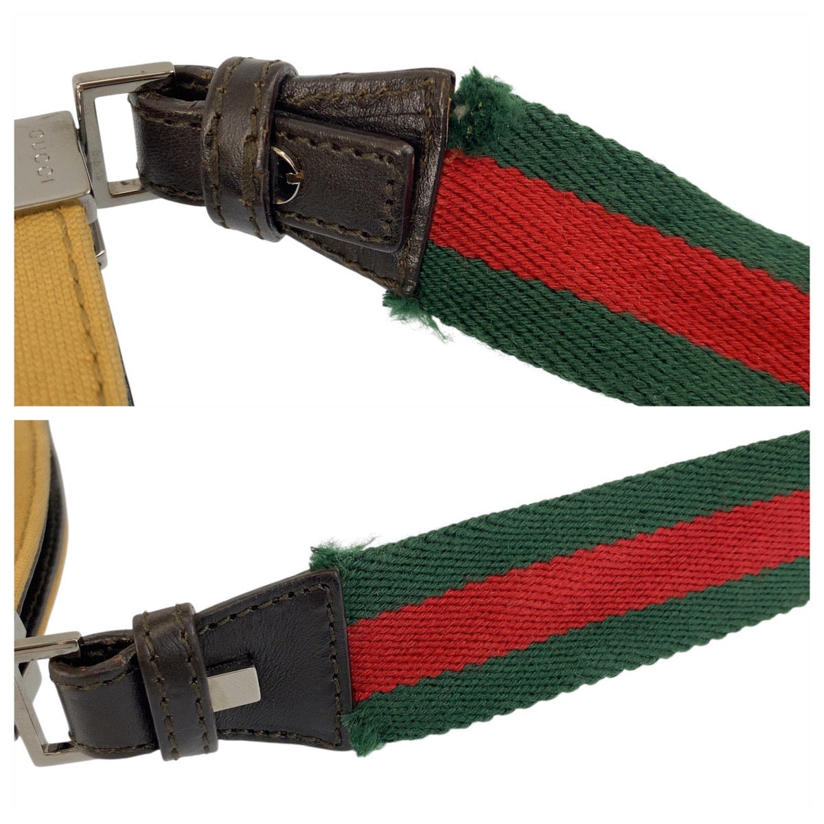 GUCCI Shoulder Bag 001 4306 canvas beige Sherry line