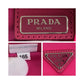 PRADA Pouch 1NE369 Nylon Pink SilverMetal Triangular logo