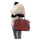 LOUIS VUITTON Tote Bag M5926E leather Red Silver Metal Epi Passy PM