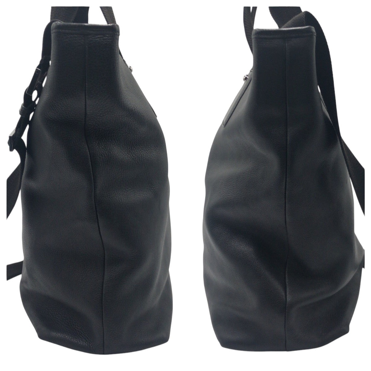 GUCCI Tote Bag 162486 leather Black black