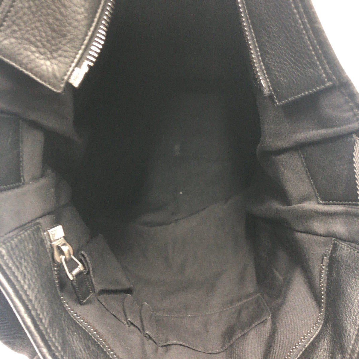 GUCCI Tote Bag 162486 leather Black black