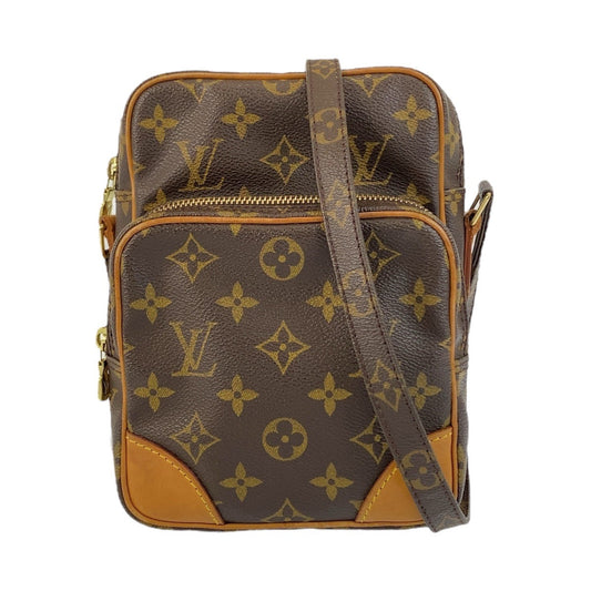 LOUIS VUITTON Shoulder Bag M45236 PVC Brown Monogram Amazone