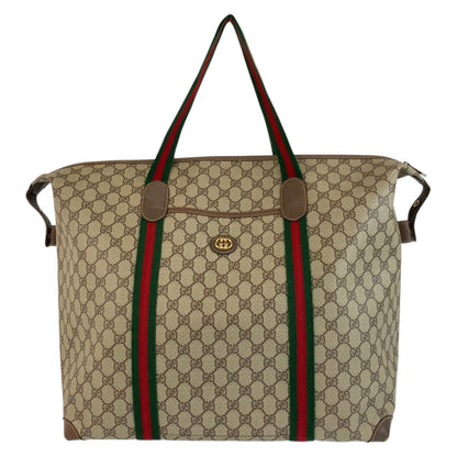 GUCCI Tote Bag 012 39 6211 GG Supreme Canvas beige Sherry line
