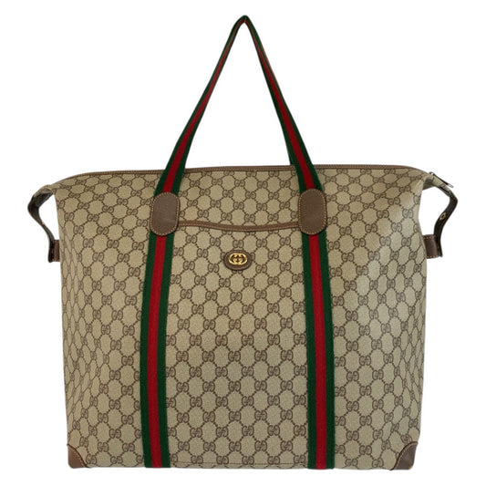 GUCCI Tote Bag 012 39 6211 GG Supreme Canvas beige Sherry line