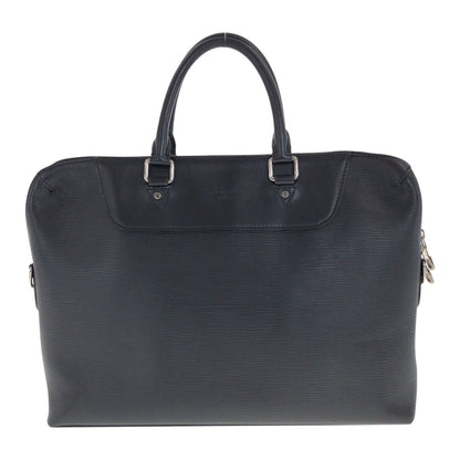 LOUIS VUITTON Business bag M50163 leather Black SilverMetal Epi Porto Documents Jules