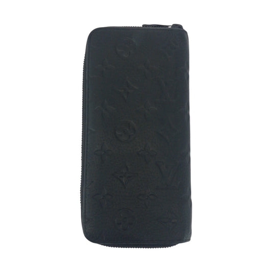 LOUIS VUITTON Long Wallet Purse M69047 leather Black black Monogram Unplant Zippy Wallet Vertical