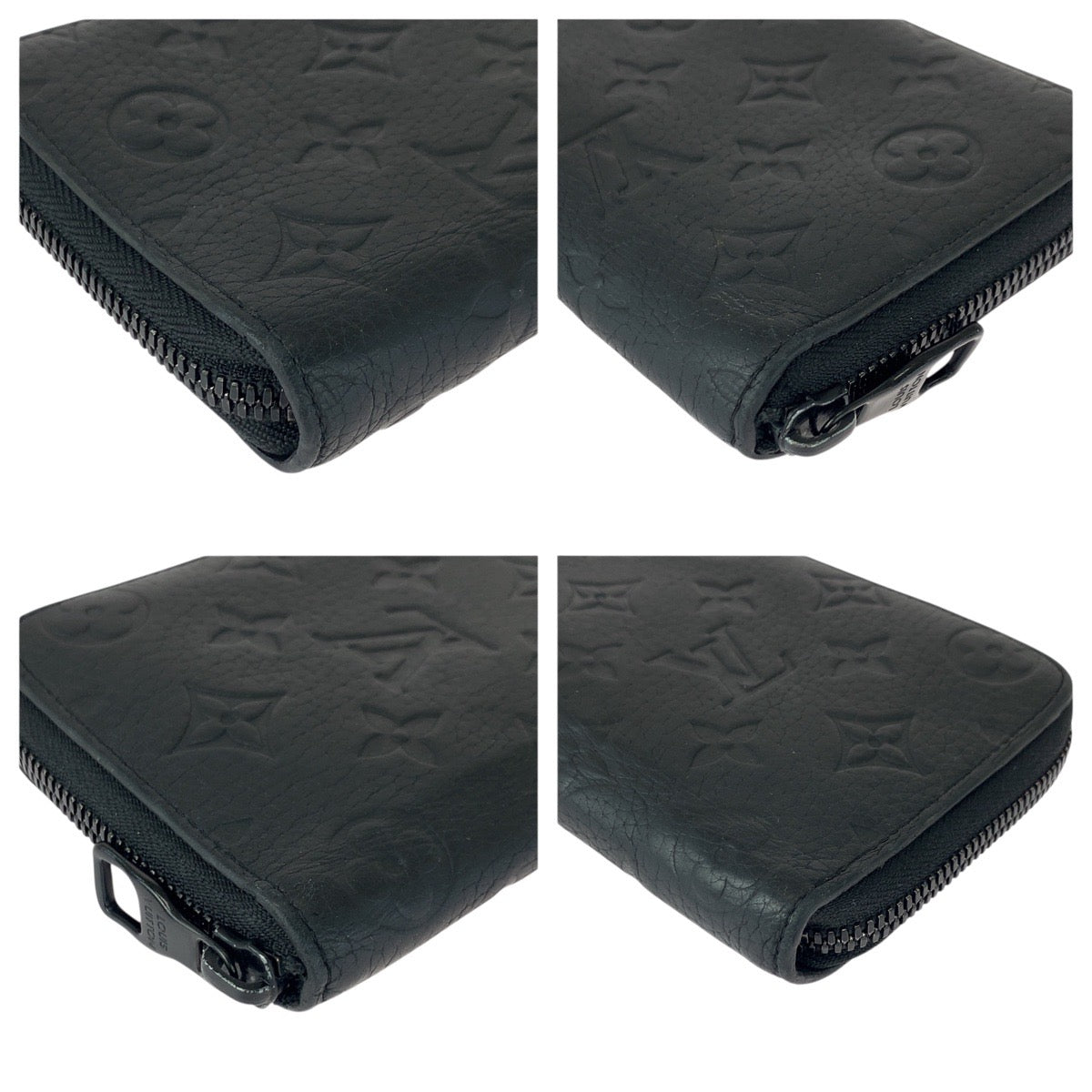 LOUIS VUITTON Long Wallet Purse M69047 leather Black black Monogram Unplant Zippy Wallet Vertical