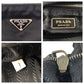 PRADA Shoulder Bag Nylon Black SilverMetal Test Triangle With logo