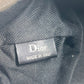 Dior Pouch Canvas / leather black logo unisex(Unisex) Used Authentic