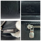 LOUIS VUITTON Business bag M31012 leather Black SilverMetal Taiga Kasbeck GM