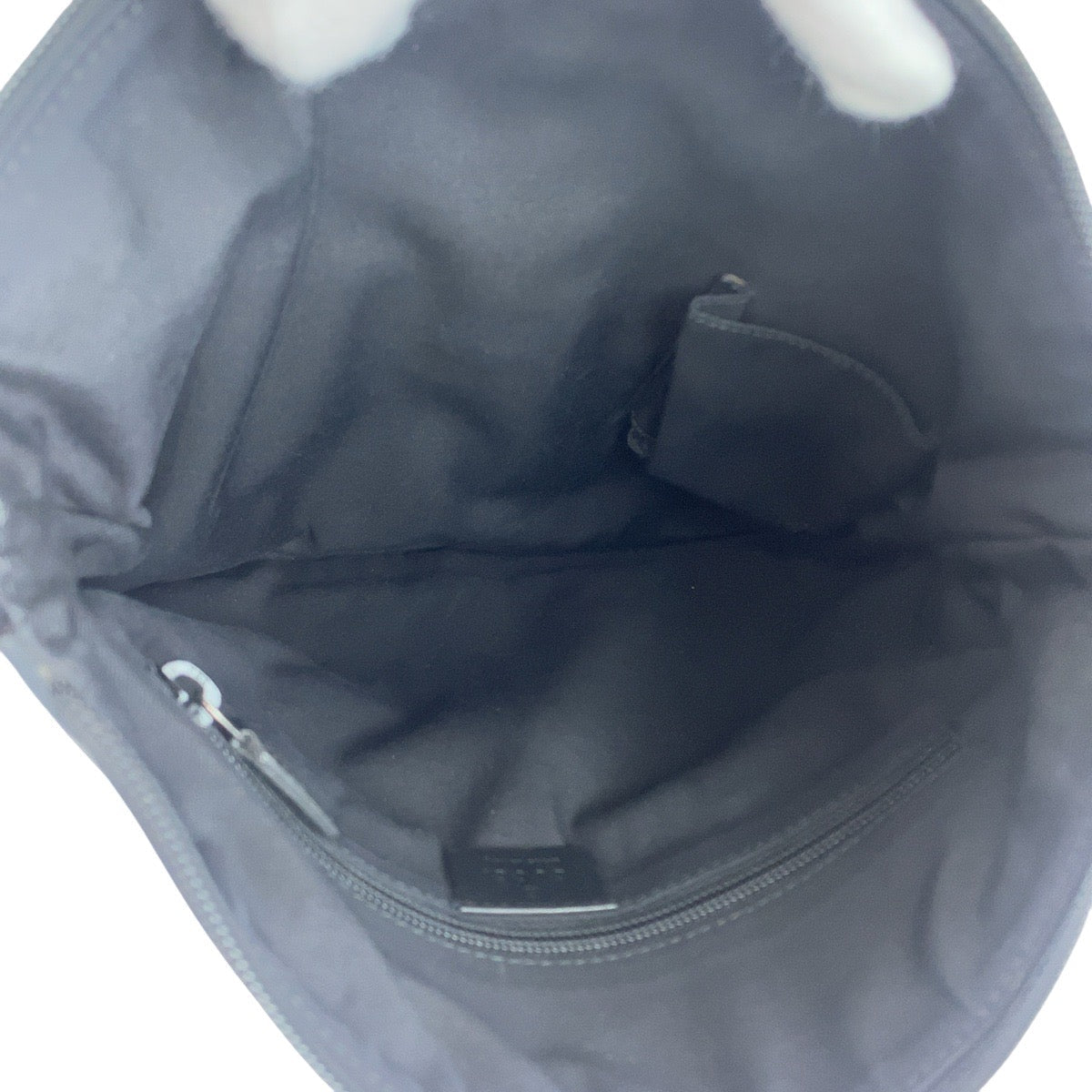 GUCCI Shoulder Bag 145857 GG canvas Black SilverMetal