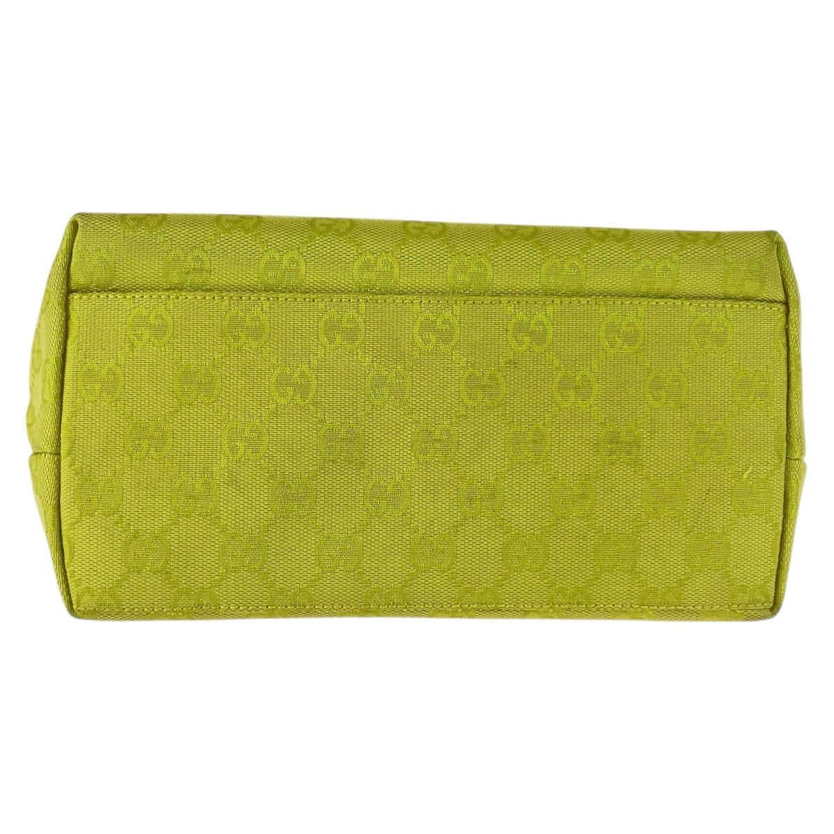 GUCCI Shoulder Bag 001 3386 GG canvas Yellow Beige SilverMetal