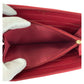 CHANEL Long Wallet Purse leather Red COCO Mark
