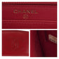 CHANEL Long Wallet Purse leather Red COCO Mark