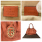 GUCCI Tote Bag 211944 leather Pink Gold Metal Gucci Shima Sukey