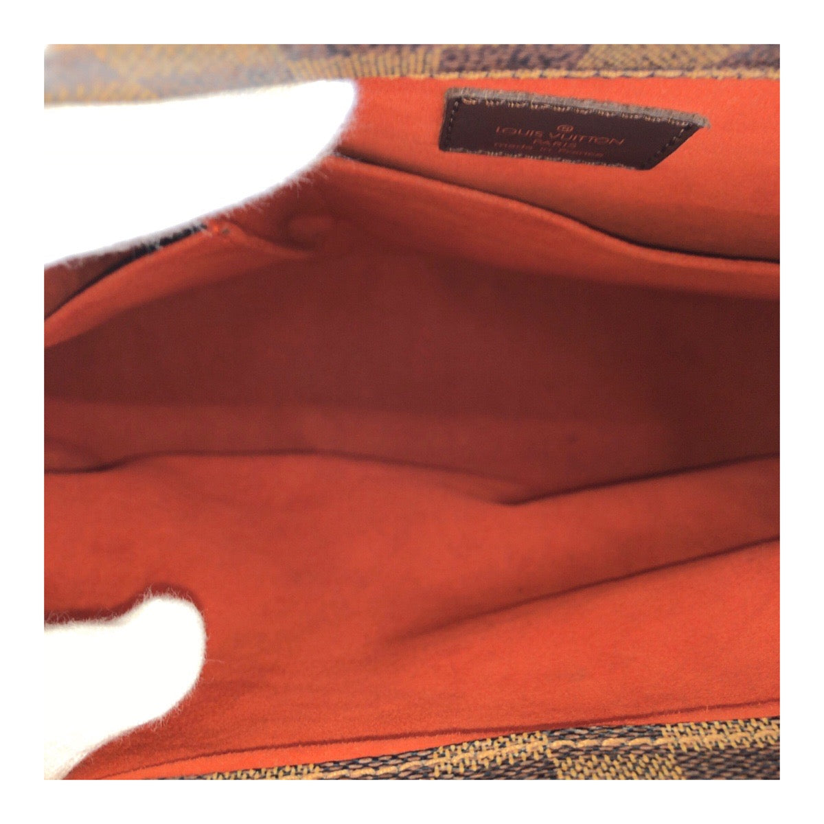 LOUIS VUITTON Tote Bag N51123 PVC Brown Gold Metal Damier Parioli PM