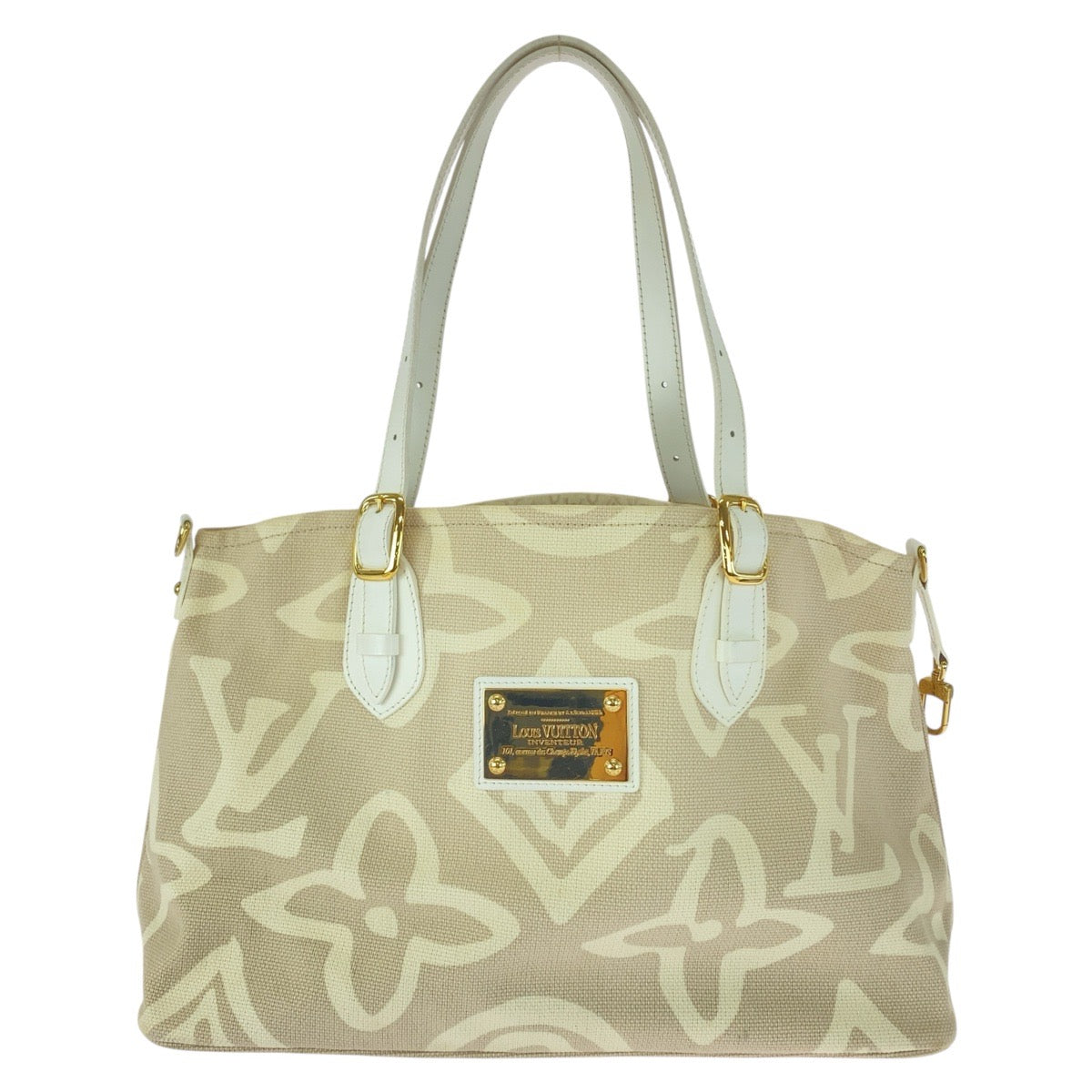 LOUIS VUITTON Tote Bag M95675 canvas Beige cream Taicienne GM
