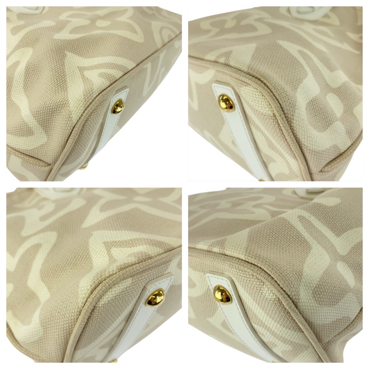 LOUIS VUITTON Tote Bag M95675 canvas Beige cream Taicienne GM