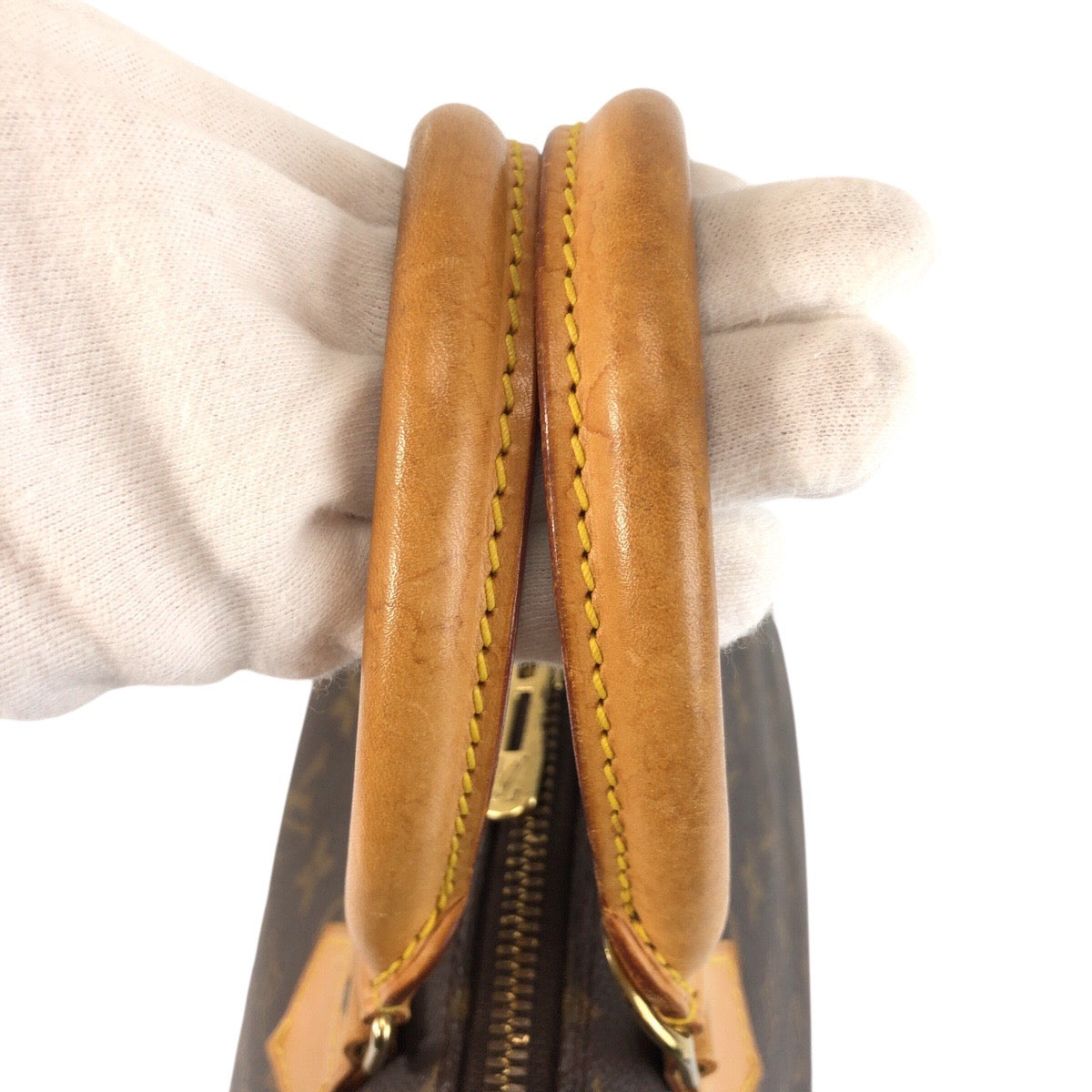 LOUIS VUITTON Handbag M51130 PVC Brown Monogram Alma