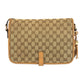 GUCCI Shoulder Bag 257024 GG canvas Beige Gold Metal Marrakech