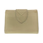 LOUIS VUITTON Tri-fold wallet M69176 leather Ivory Gold Metal Portefeuille Ponneuf