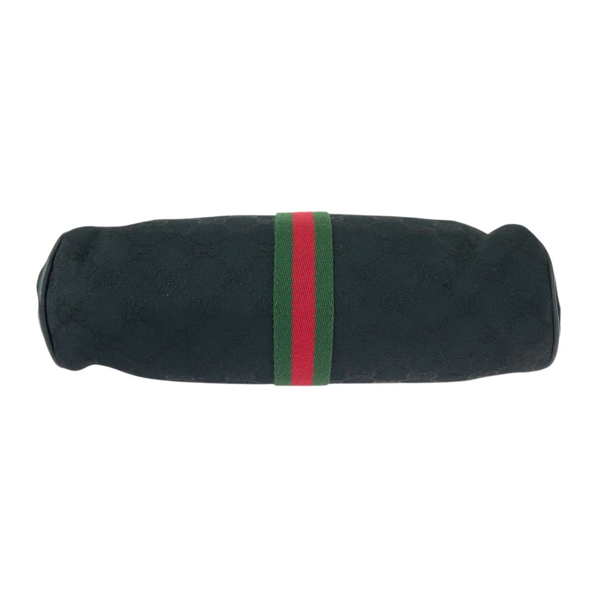 GUCCI Shoulder Bag 37 0124071 GG canvas Black GoldMetal Old Gucci Shelly Line