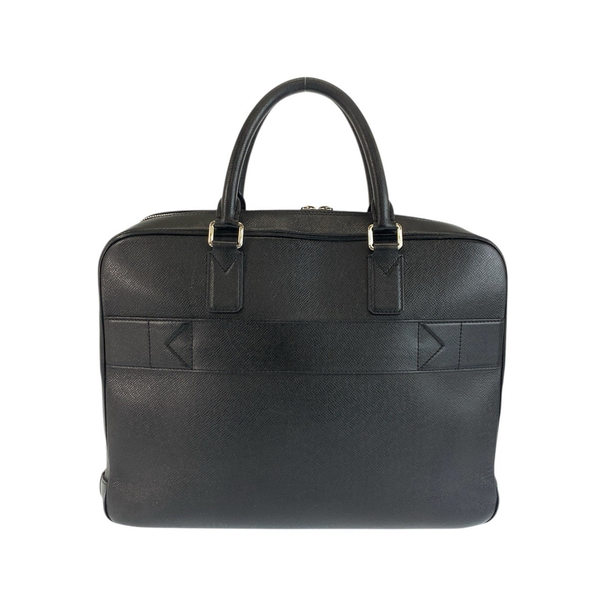 LOUIS VUITTON Business bag M32782 leather Black SilverMetal Taiga Neo Igor