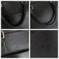 LOUIS VUITTON Business bag M32782 leather Black SilverMetal Taiga Neo Igor