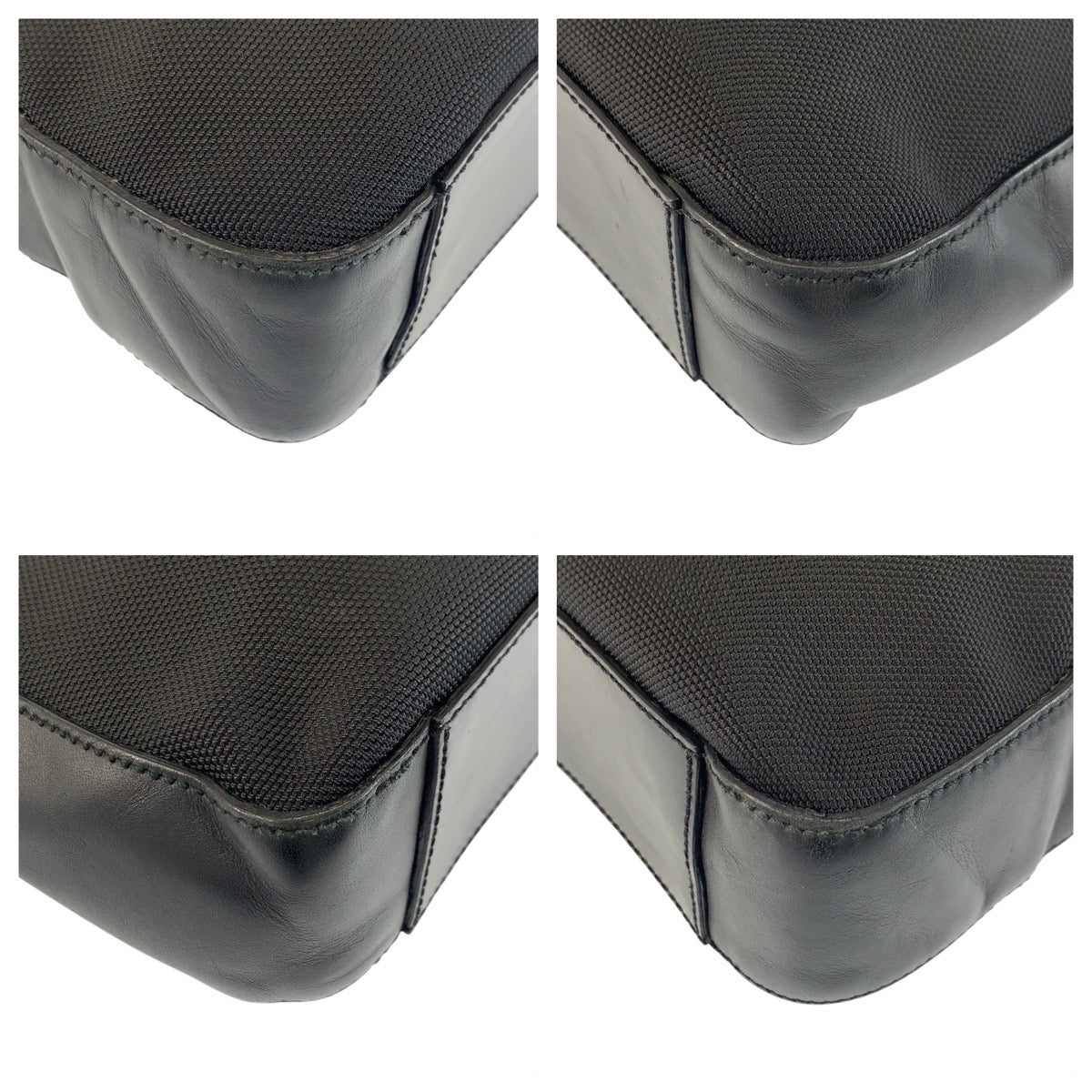 GUCCI Business bag 387102 canvas Black SilverMetal Sherry line