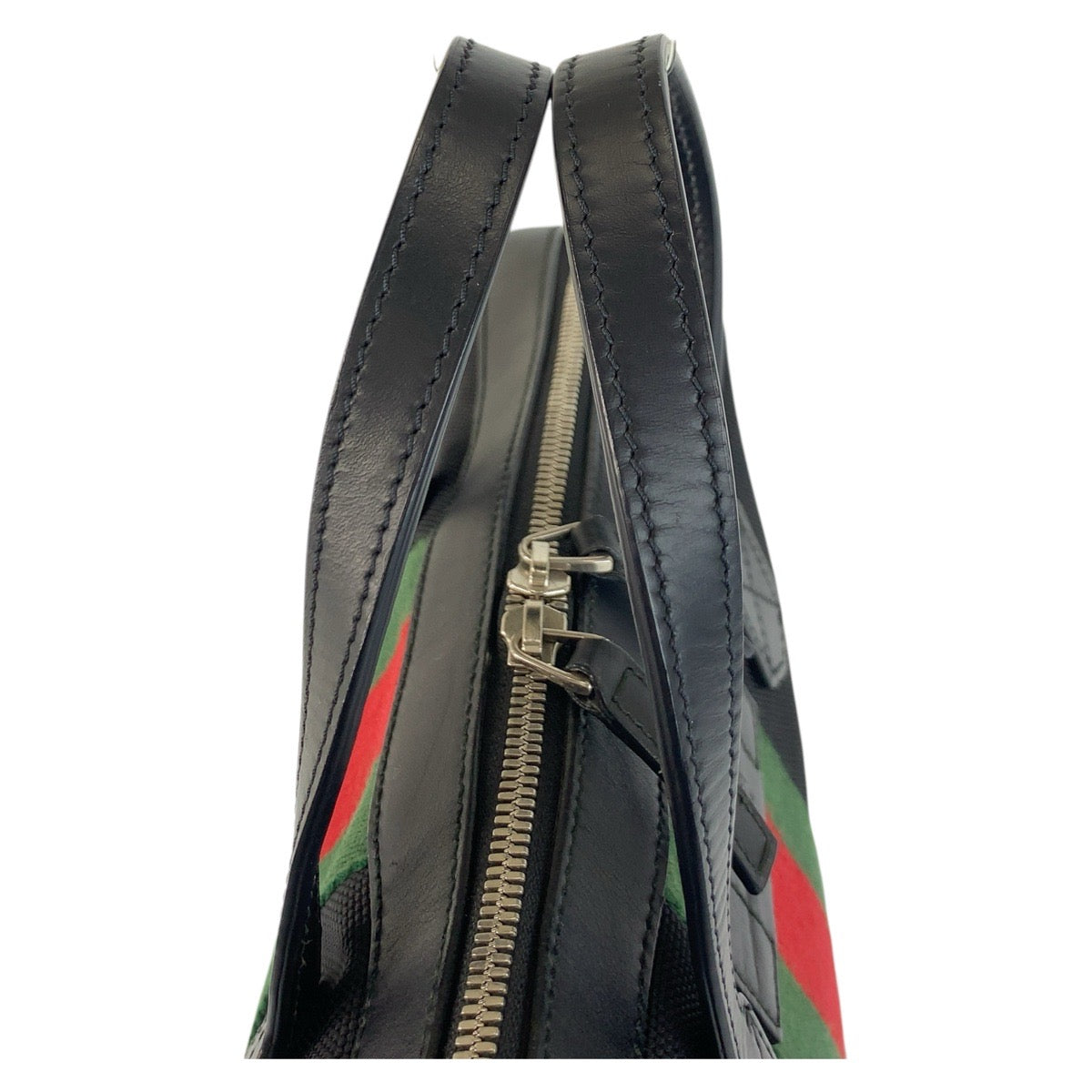 GUCCI Business bag 387102 canvas Black SilverMetal Sherry line