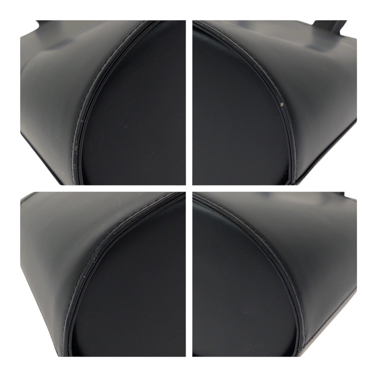 BURBERRY Tote Bag leather Black Silver Nova Check