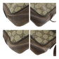 GUCCI Shoulder Bag GG Supreme Canvas Brown gold Old Gucci