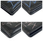 BALENCIAGA Tri-fold wallet 891445 1060 Y 532244 leather Black black Graffiti Paper mini