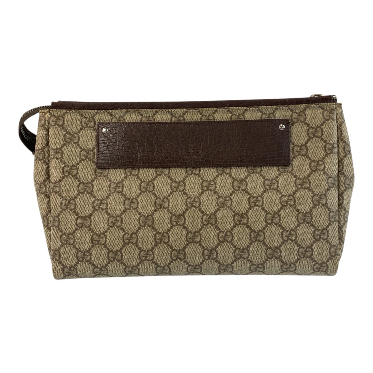 GUCCI Clutch bag 101633 GG Supreme Canvas Beige brown
