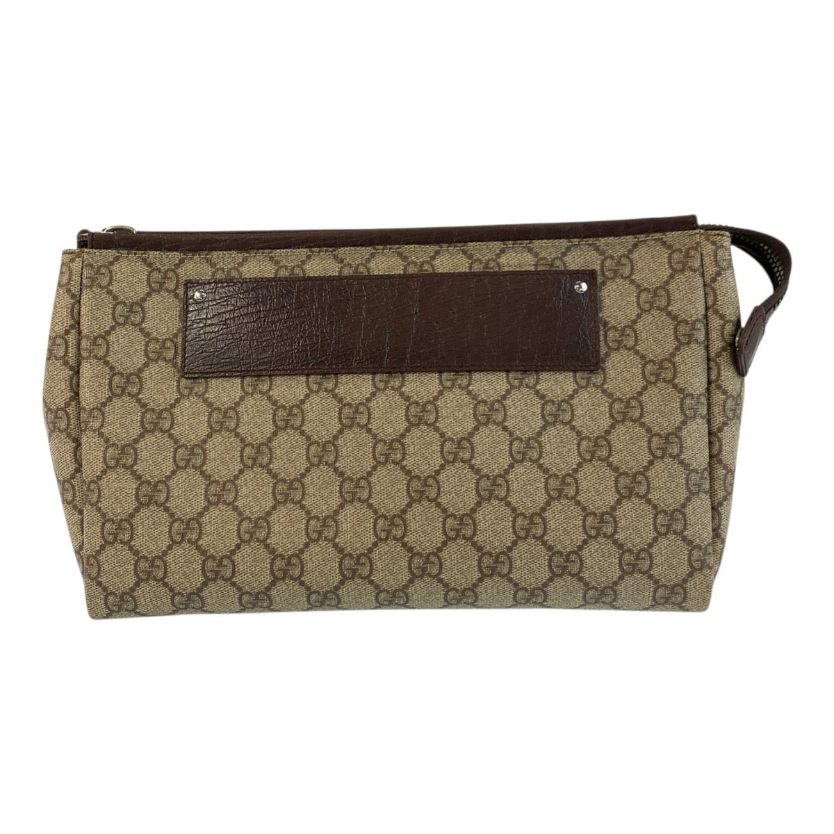 GUCCI Clutch bag 101633 GG Supreme Canvas Beige brown